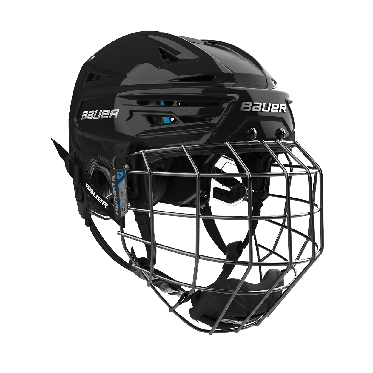 bauer-re-akt-155-helm-combo-senior-eishockeyhelm-mit-gitter image 1