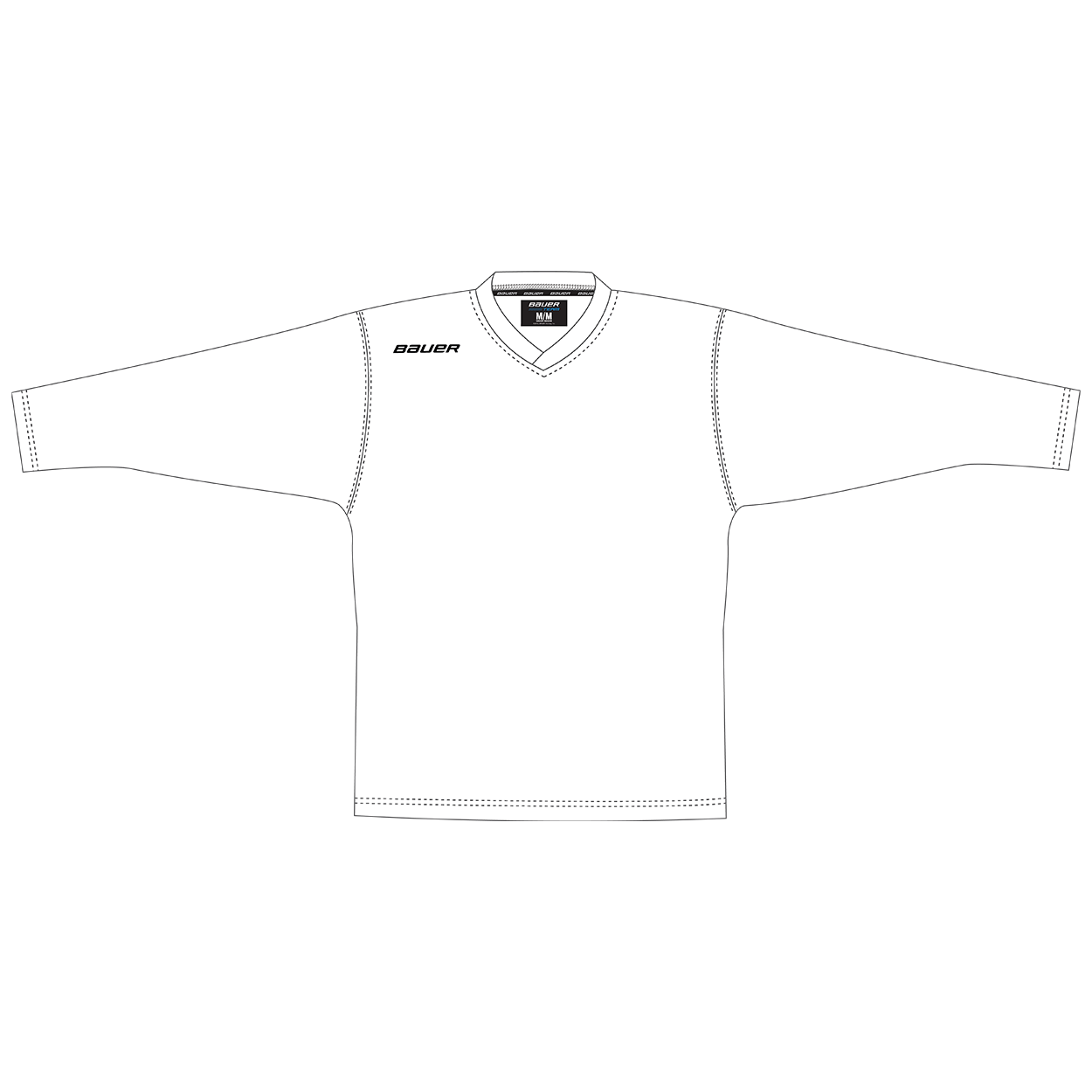 bauer-flex-practice-jersey-youth-eishockey-trainings-trikot-kinder image 2
