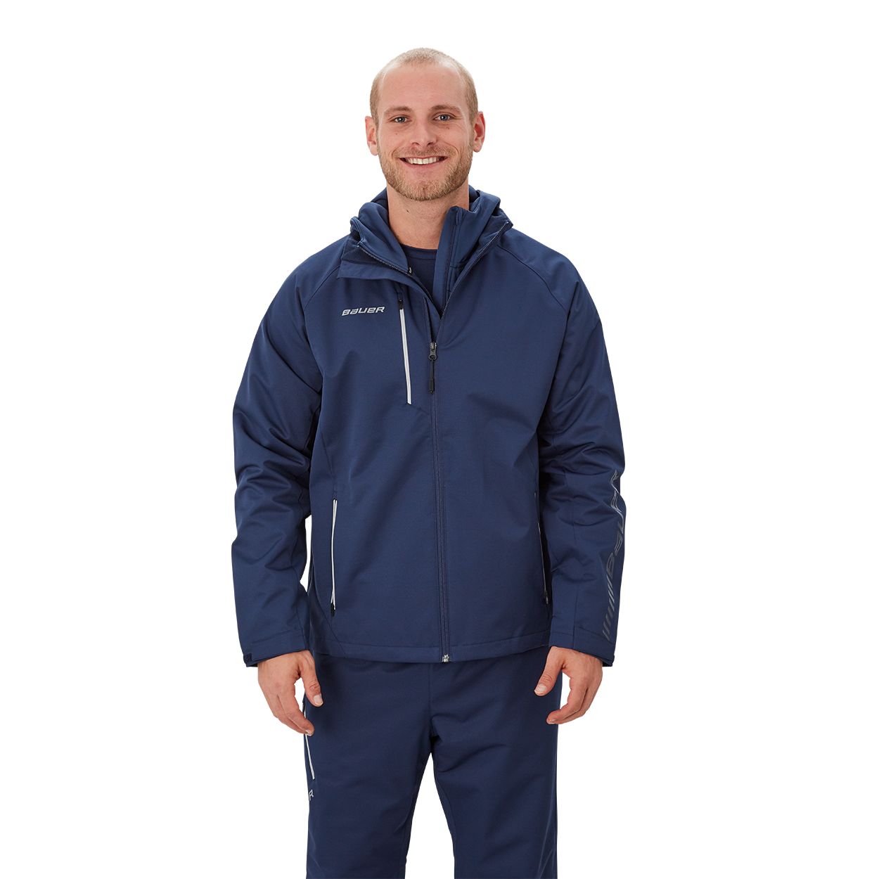 bauer-hockey-lightweight-jacket-senior-wasserabweisende-eishockeyjacke image 2