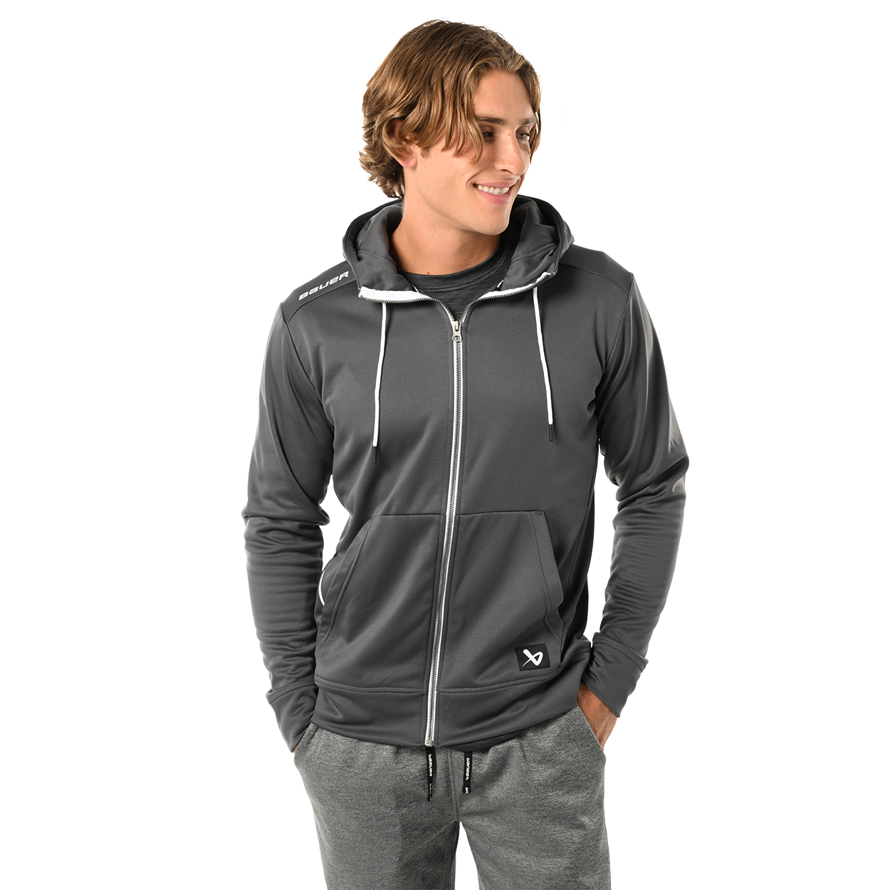 bauer-team-fleece-zip-hoodie-senior image 1