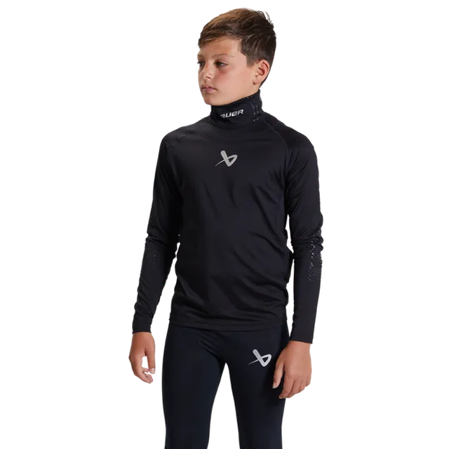 bauer-ls-schnittschutz-baselayer-mit-halsschutz-youth image 1