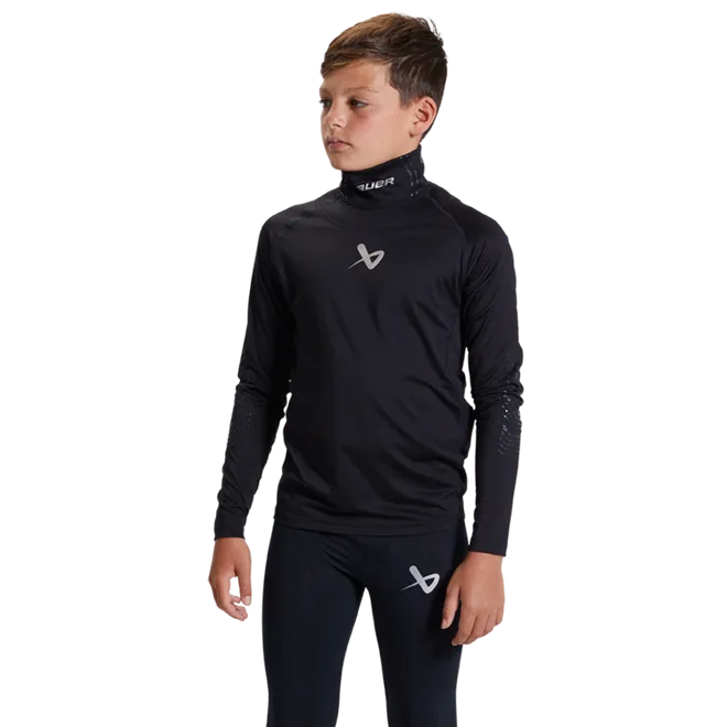 bauer-ls-schnittschutz-baselayer-mit-halsschutz-youth image 1
