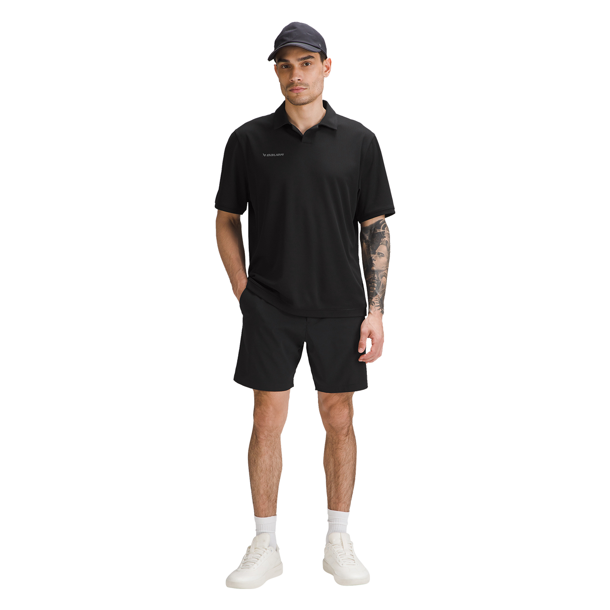 bauer-x-lululemon-johnny-collar-polo-kurzarm-shirt-herren-oversized image 2
