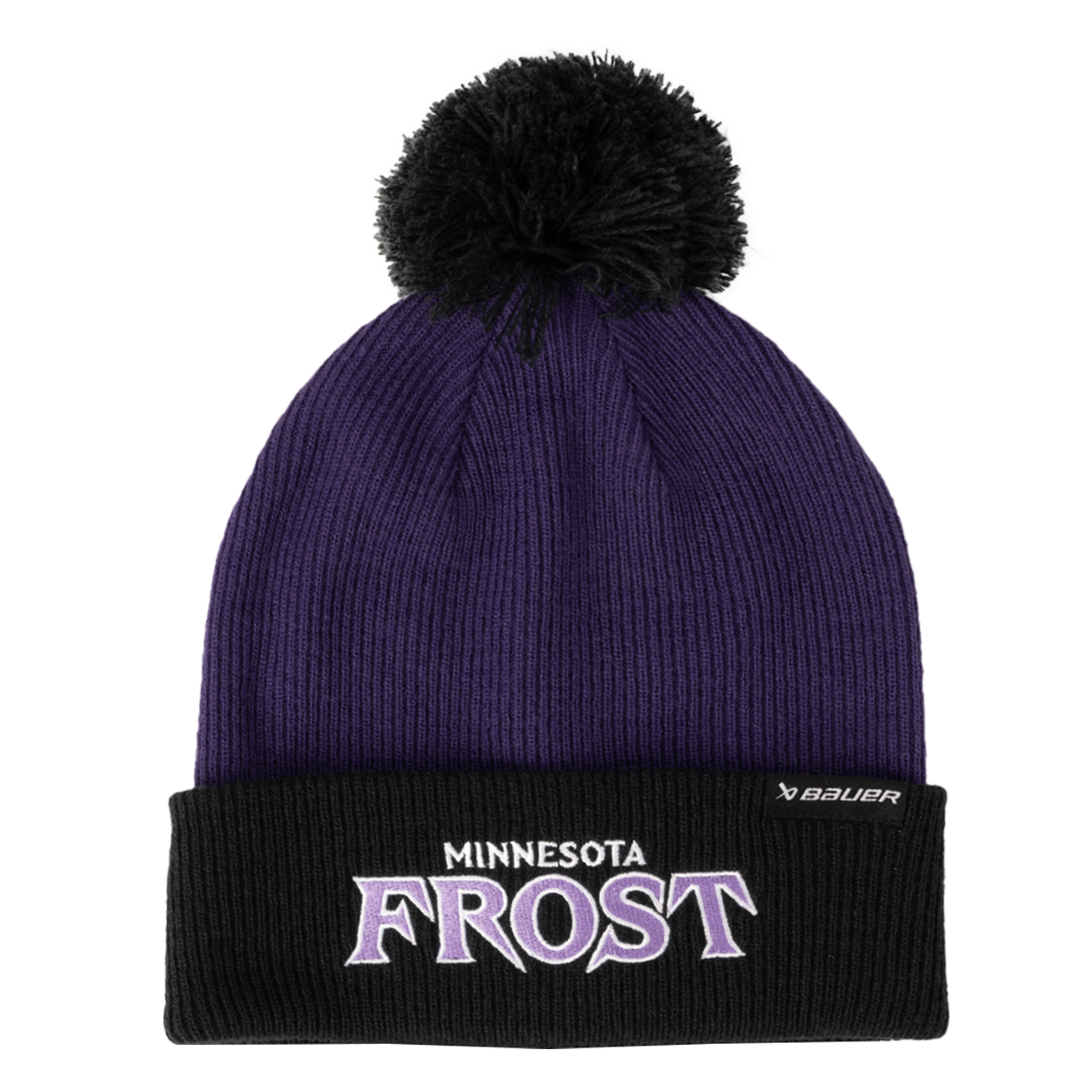 bauer-pwhl-strickm-tze-mit-bommel-herren-minnesota-frost image 1