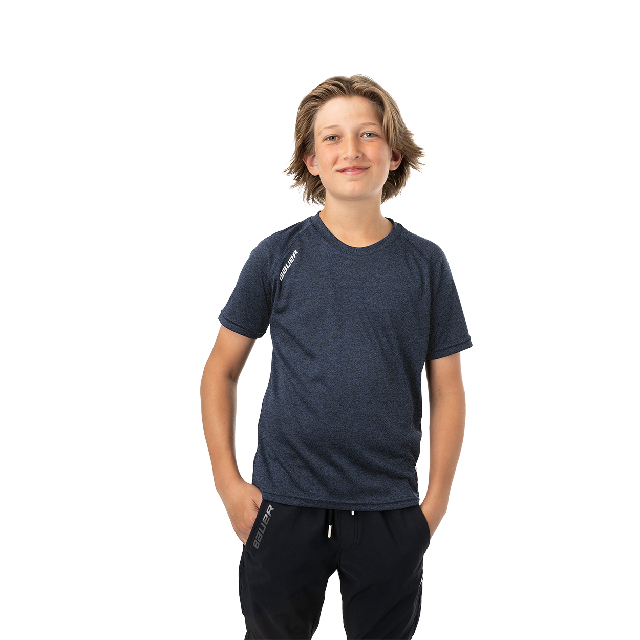 bauer-team-tech-youth-trainingsshirt-kurzarm-schwarz image 4