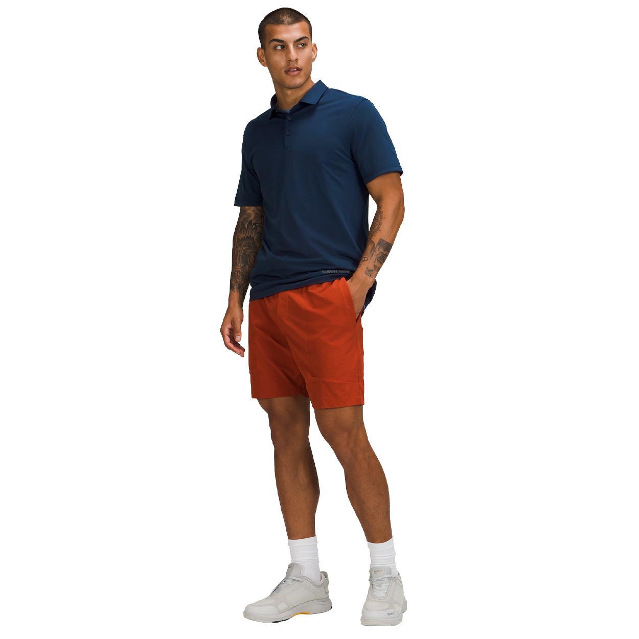 bauer-x-lululemon-evolution-polo-kurzarm-herren-slim-fit image 2