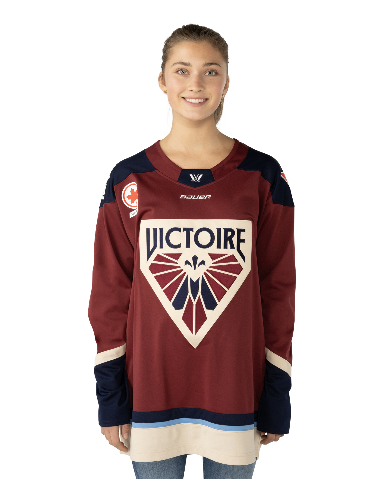 bauer-pwhl-home-jersey-montreal-victoire-adult image 1