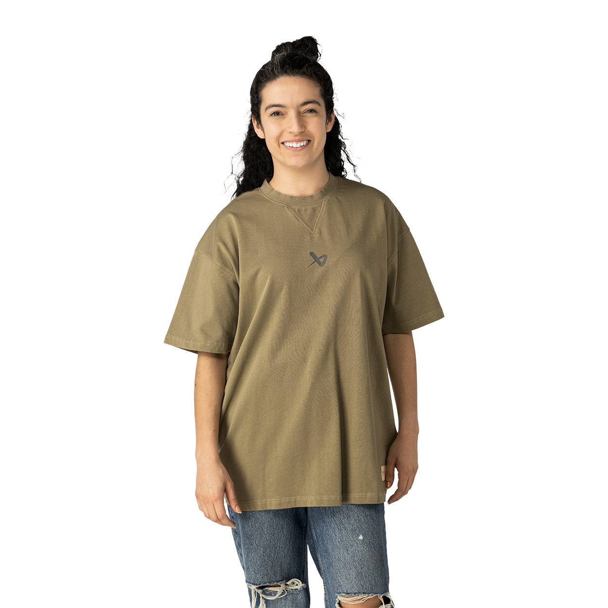 bauer-moss-boxy-tee-senior-t-shirt image 8