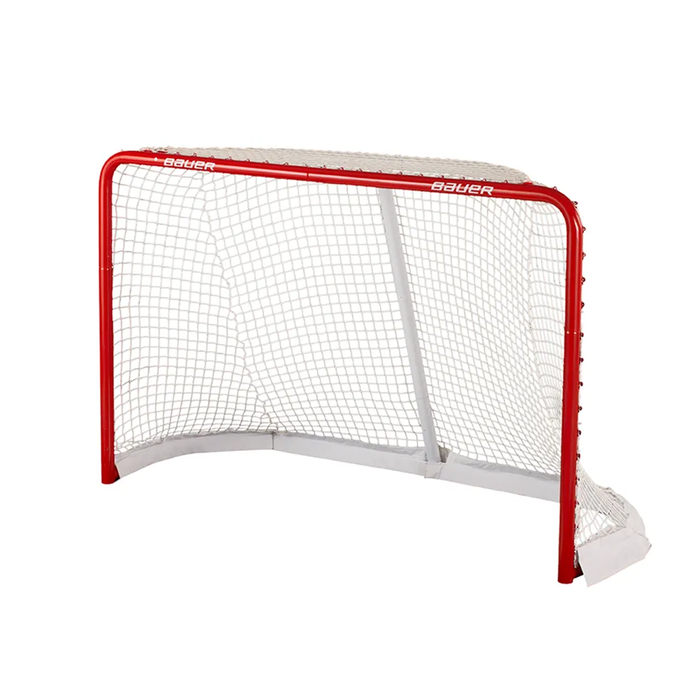 bauer-deluxe-official-pro-steel-goal-eishockeytor-6-x-4 image 1