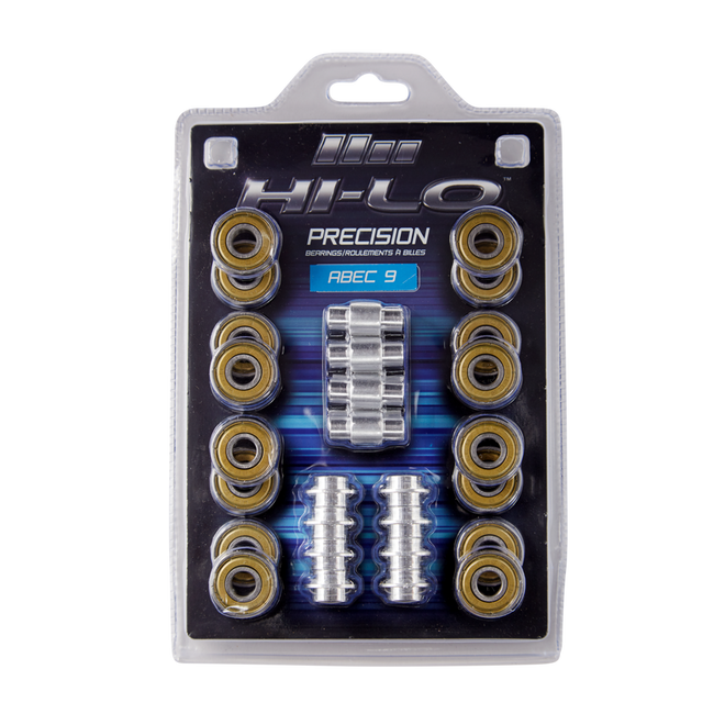 bauer-hi-lo-rh-abec-9-608-bearings-s19-rollen-kugellager image 1