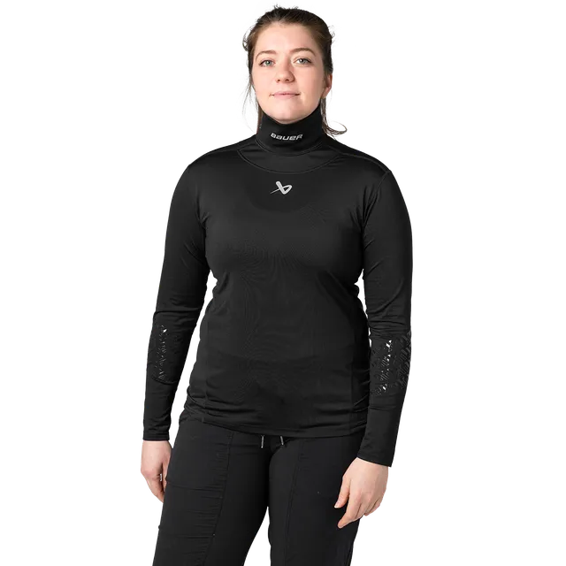 bauer-damen-langarm-neck-protect-unterziehshirt-schnittfest image 1