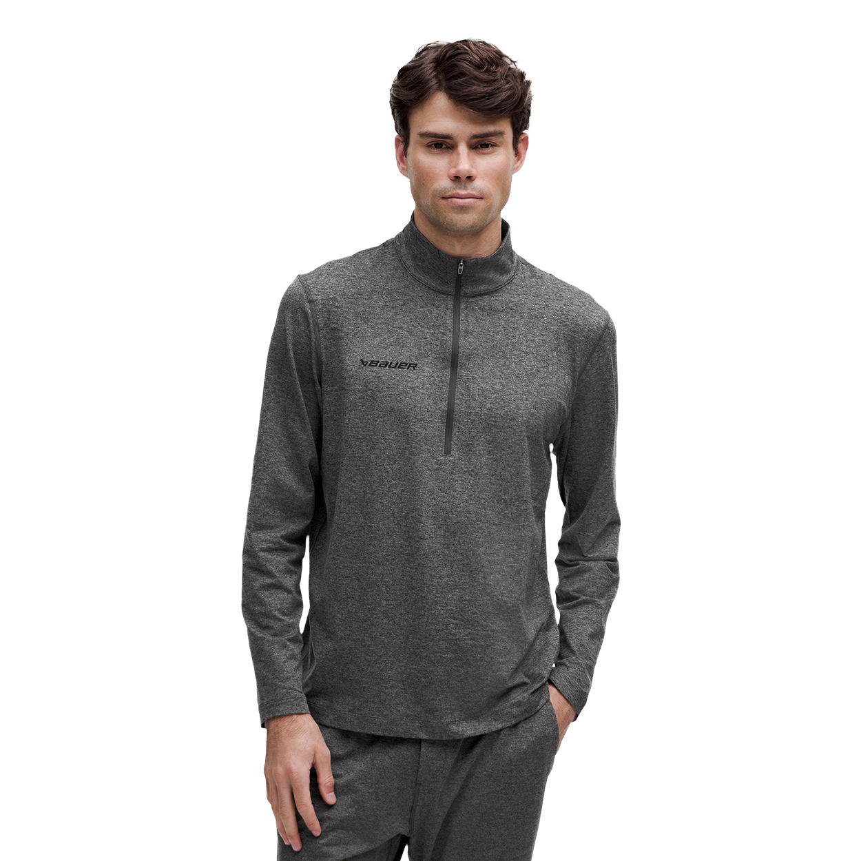 bauer-x-lululemon-soft-jersey-half-zip-herren-recovery-pullover image 1