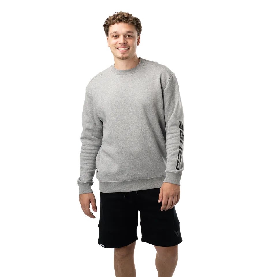 bauer-core-crew-neck-senior-sweatshirt-rinkside-fleece-retro-fit image 1