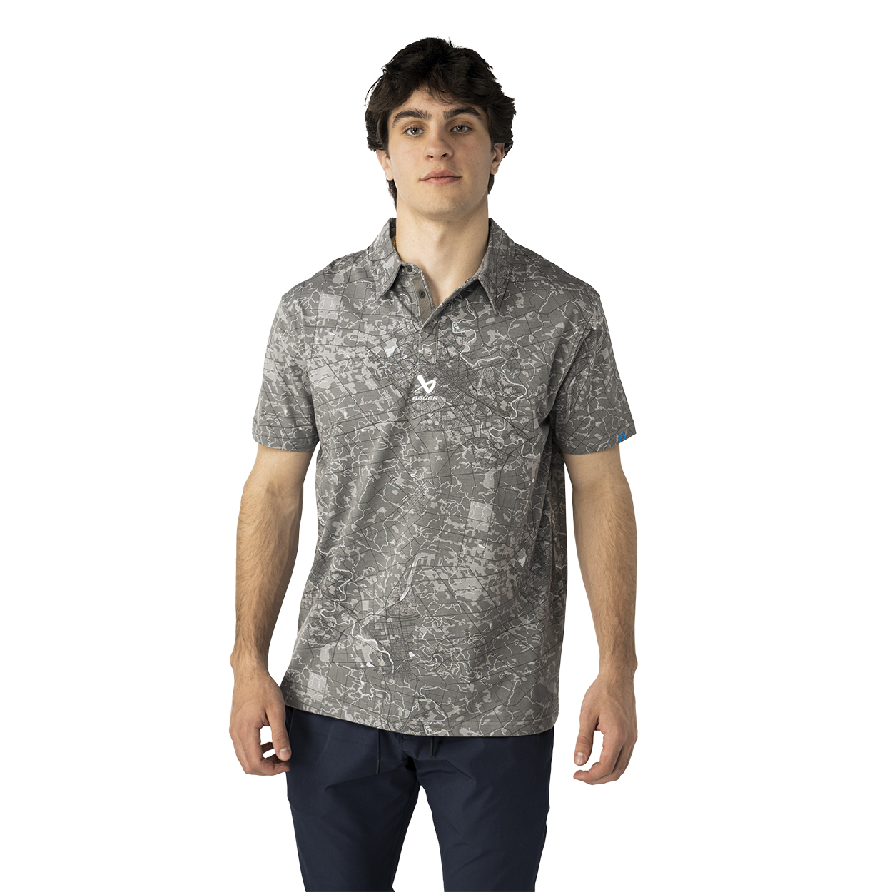 bauer-runoff-polo-senior-herren-schwarz image 1