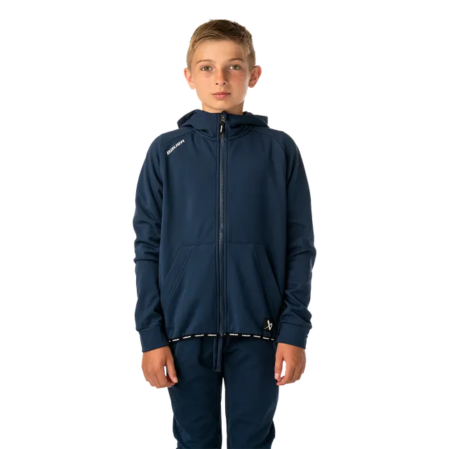 bauer-team-fleece-zip-hoodie-youth-kapuzenjacke-f-r-kinder image 1