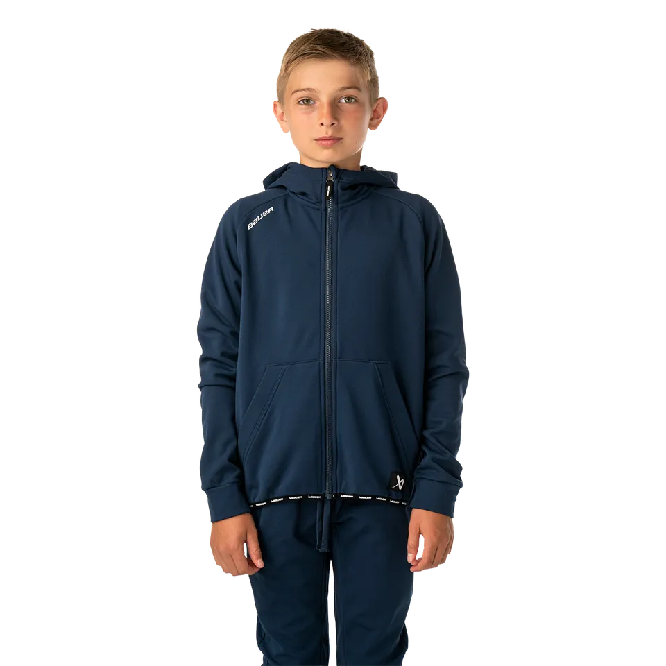 bauer-team-fleece-zip-hoodie-youth-kapuzenjacke-f-r-kinder image 1