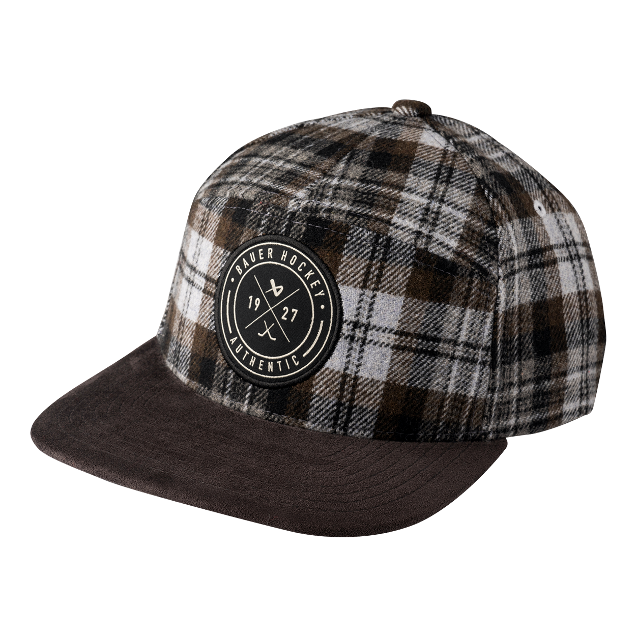 bauer-plaid-snapback-cap-senior-flanell-karo image 1