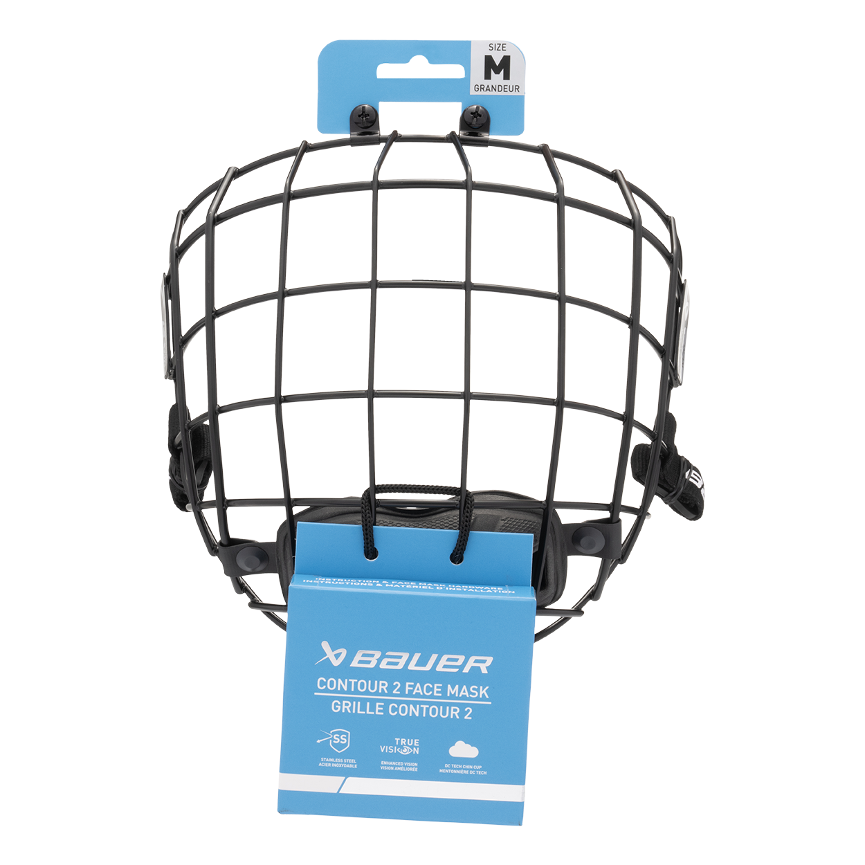 bauer-contour-2-facemask-edelstahl-gitter image 3