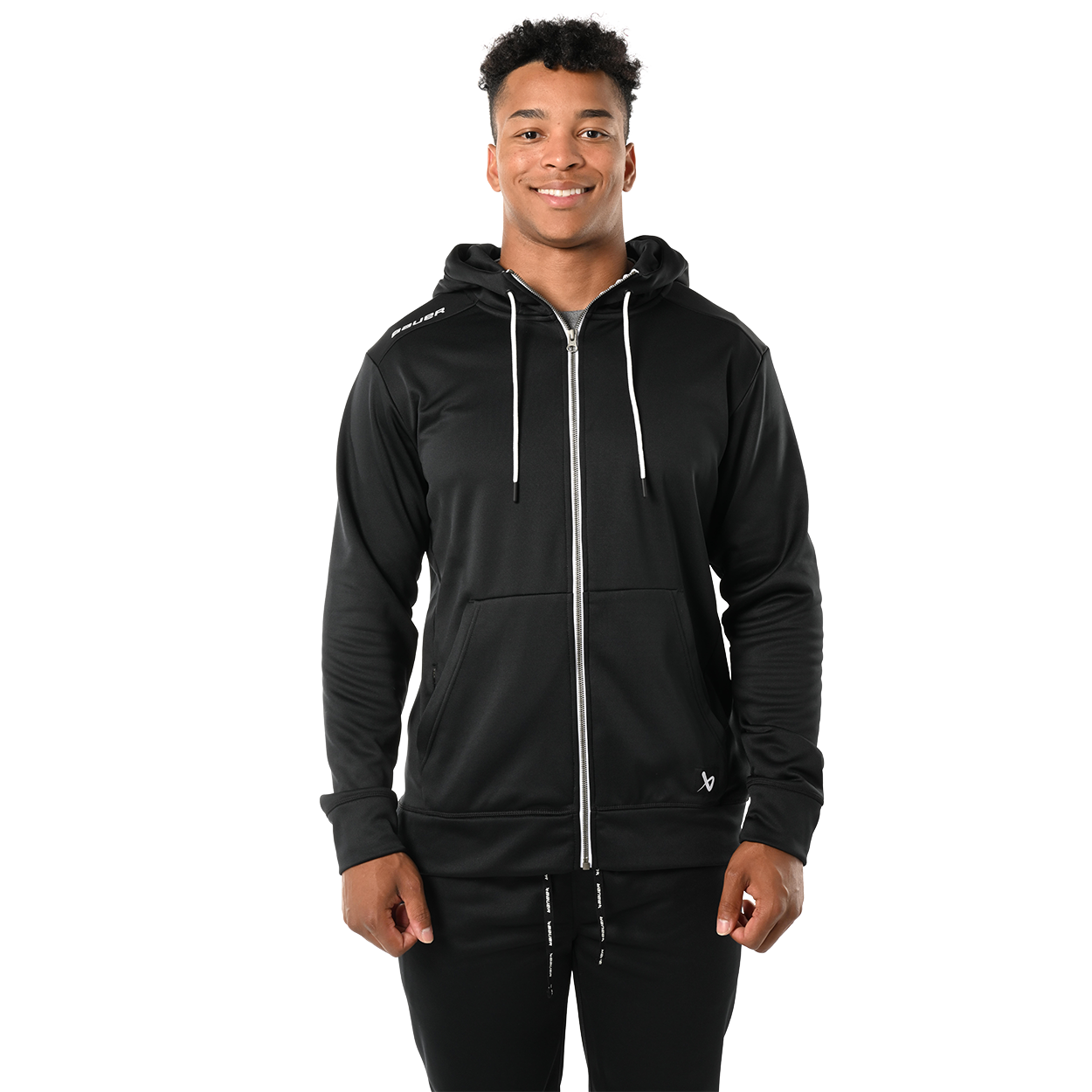 bauer-team-fleece-zip-hoodie-senior image 2