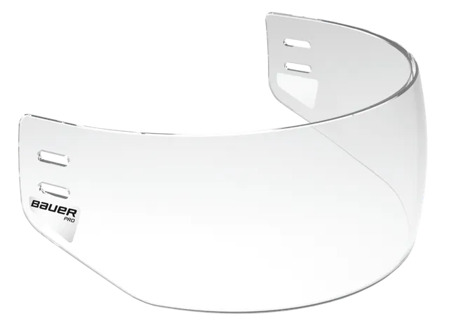 bauer-pro-straight-visor-eishockey-visier-gerade-klar image 1