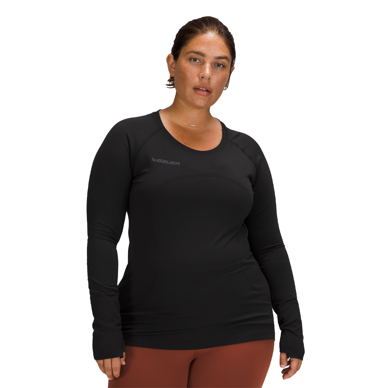 bauer-x-lululemon-swiftly-tech-long-sleeve-damen-trainingsshirt image 1