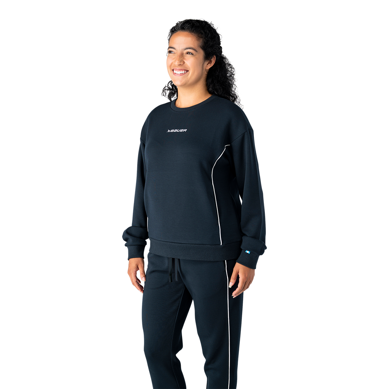 bauer-women-s-piping-crew-damen-sweatshirt image 5